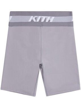 KITH WOMEN LINDSEY BIKER SHORT - LILAC GREY L